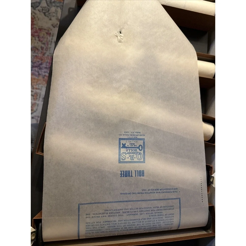 QRS EDUCATOR ROLLS 6 Self Teaching Player Piano Roll Instruction Book‎ Box Set